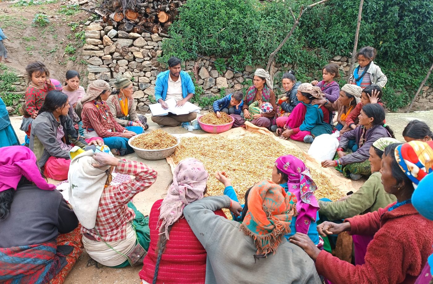 Mushroom farming training organized for the Dalit farmers group in Bargaun-3, Simkot Rural Municipality of Humla district.